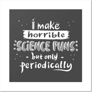 Science Puns Posters and Art